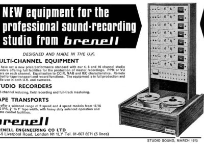 Type 19 advert showing 1" 8-track